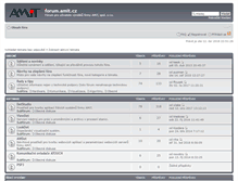 Tablet Screenshot of forum.amit.cz